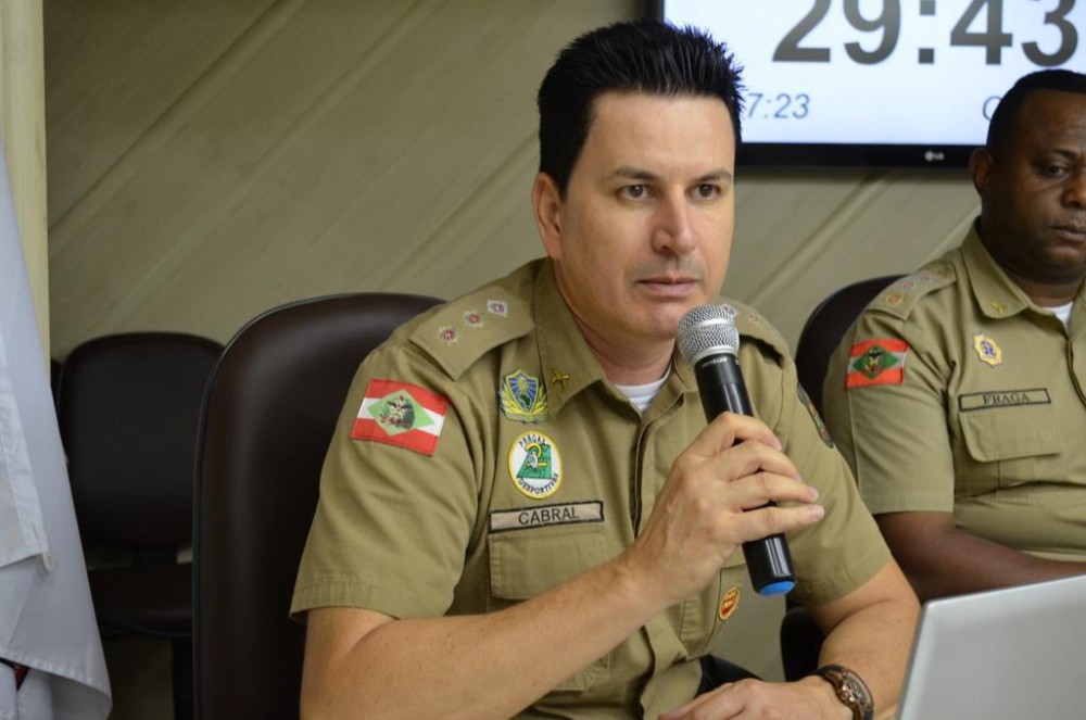 Tenente-coronel Márcio Cabral (Foto: Daniela Savi)
