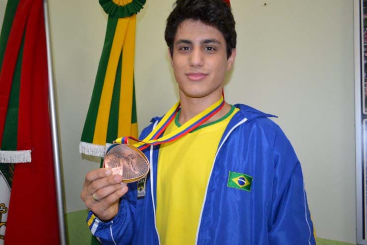 Atleta Luan Custódio Cruz (Foto: Maria Luiza Da Rolt)