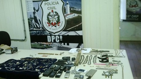 Foto:Polícia Civil de Laguna/Divulgação/Notisul