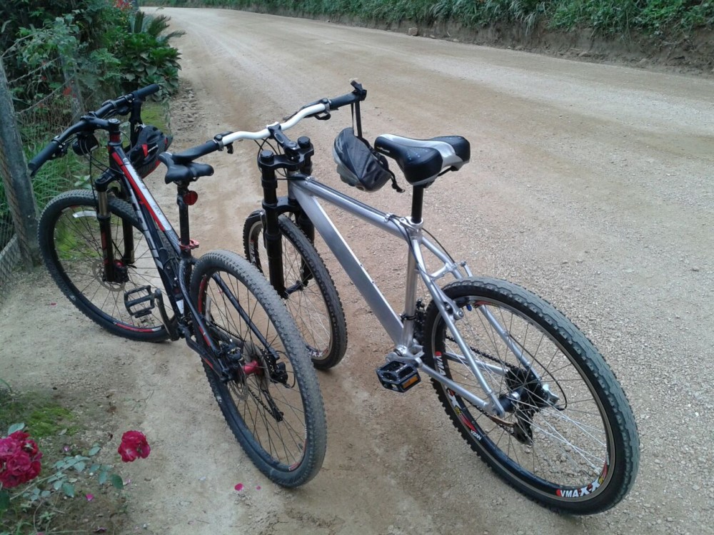 Foto: Divulgação / Sul in Foco (bicicleta furtada à esquerda da imagem)