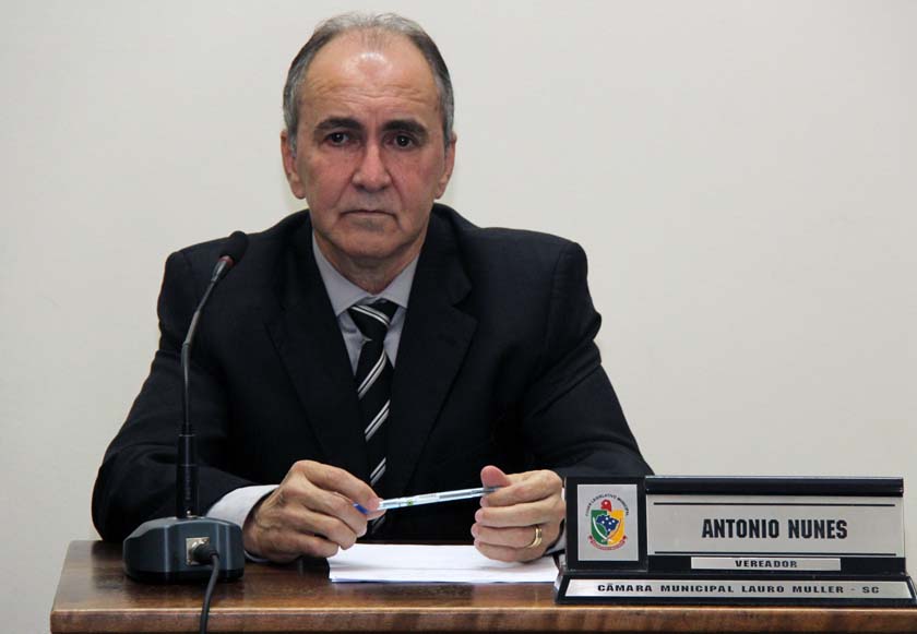 Vereador Antonio Nunes (Foto: Sul in Foco)