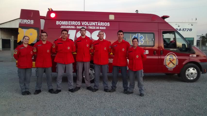 Foto: Bombeiros Voluntários de Jaguaruna