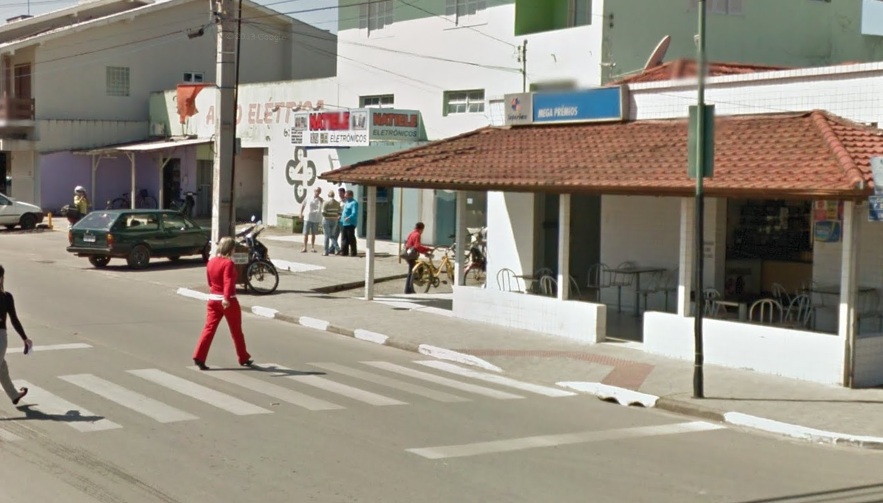 Foto: Lotérica assaltada em Capivari de Baixo/Google Maps
