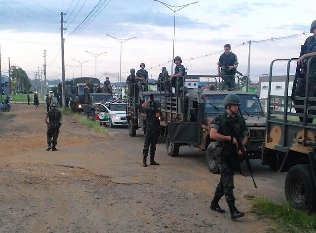 Exército em busca de responsáveis por roubo de fuzil, em Criciúma