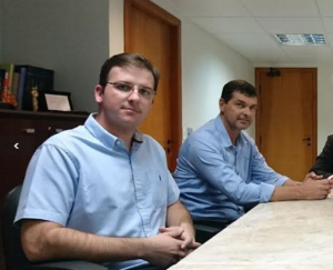 Morro da Fumaça - prefeito Noi Coral e o vice-prefeito Eduardo Sartor Guollo