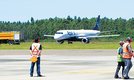 Aeroporto Regional Humberto Bortoluzzi, em Jaguaruna
