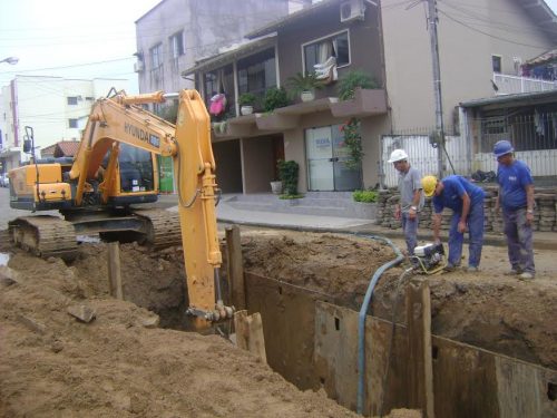 Obras de esgotamento sanitário estão em etapa final em Braço do Norte2