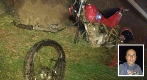 Colisão com caminhonete causa morte de motociclista na SC-434, em Garopaba
