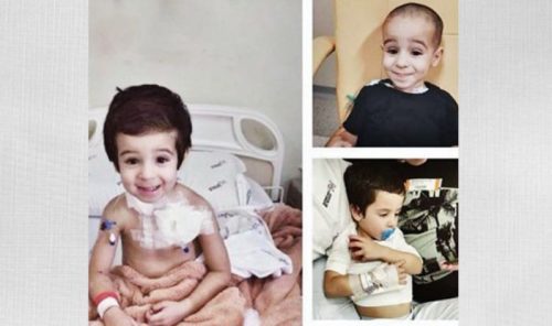 Câncer Morre menino Dudu, de 5 anos