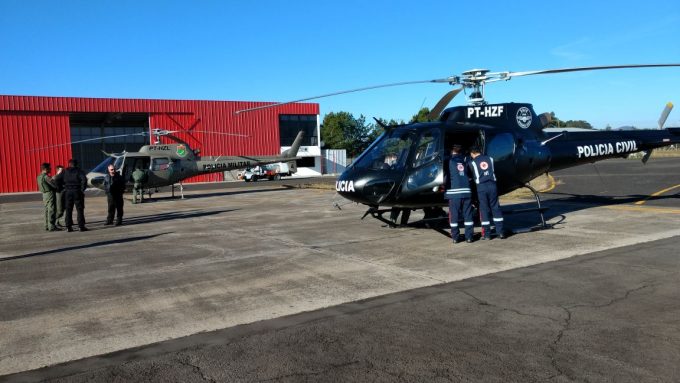 Serviço Aeropolicial realiza primeira missão aeromédica em Criciúma
