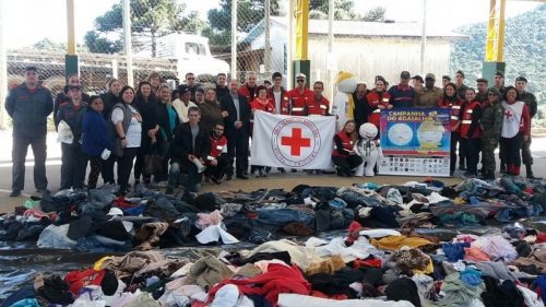 Voluntários da Campanha do Agasalho entregarão doações na Serra Catarinense