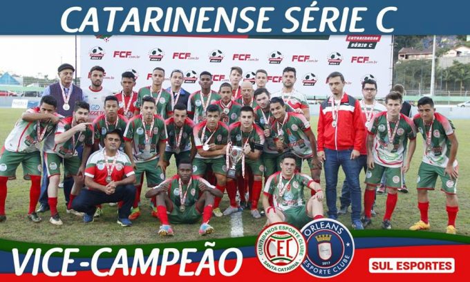 Em conquista inédita, CEC/Orleans é vice-campeão do Campeonato Catarinense Série C