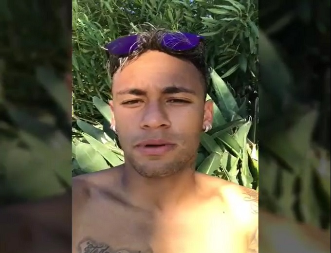 Neymar grava vídeo para menino de São Ludgero que luta contra o câncer; Veja vídeo
