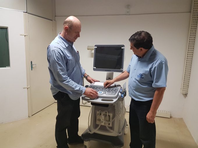 Ronaldo Benedet entrega ultrassom para o Hospital São Donato e garante mais R$ 350 mil