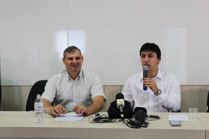 prefeito Beto Kuerten Marcelino e do vice-prefeito Ronaldo Fornazza