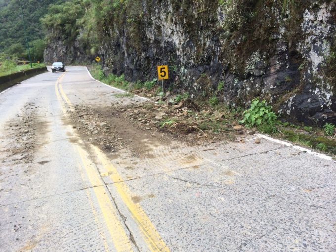 Novo deslizamento de rocha é registrado na Serra do Rio do Rastro