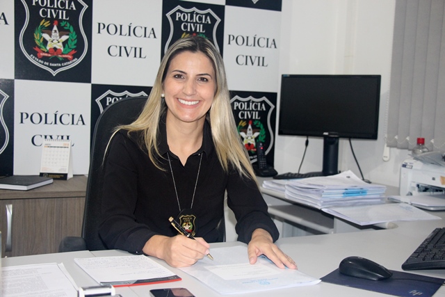 Nova delegada à frente da Delegacia de Polícia de Lauro Müller
