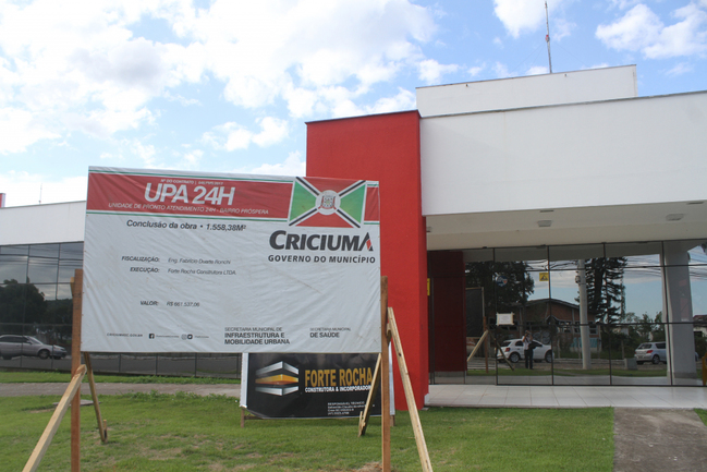 Empresa abandona obra da UPA, em Criciúma