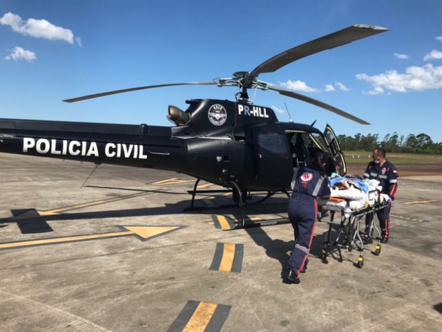 Saer transporta idosa de Araranguá a hospital de Curitibanos 