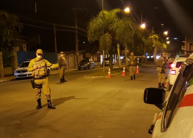 Polícia Militar de Orleans deflagra operação Ruas Seguras