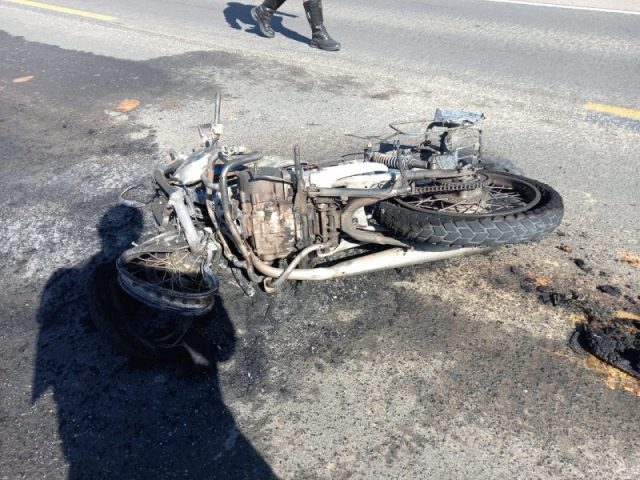Motociclista morre após colisão frontal na SC-370, em Braço do Norte